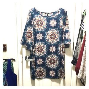 Paisley mini dress